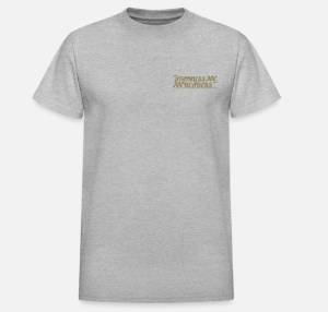 SHM Bronze Biker T-Shirt-Light Gray Front