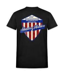 SHM America's Shield T-Shirt-Black Back
