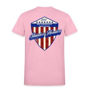 SHM America's Shield T-Shirt-Pink Back