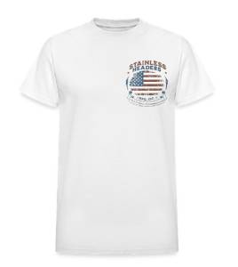 SHM Old Glory T-Shirt- White Front