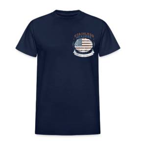 SHM Old Glory T-Shirt- Navy Blue Front
