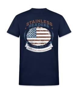 SHM Old Glory T-Shirt- Navy Blue Back