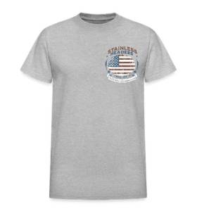 SHM Old Glory T-Shirt- Light Grey Front