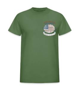 SHM Old Glory T-Shirt- Green Front