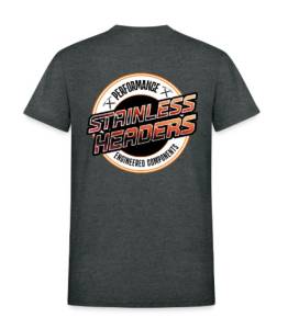 SHM Sci-Fi TIG T-Shirt- Dark Heather Gray Back