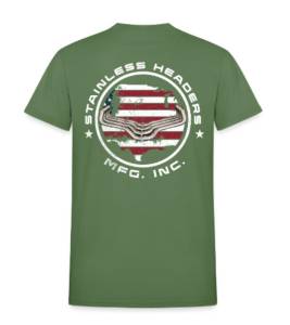 SHM All-American Zoomies T-Shirt- Green Back