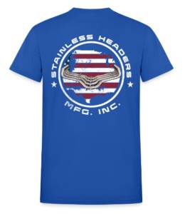 SHM All-American Zoomies T-Shirt- Royal Blue Back
