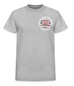 SHM All-American Zoomies T-Shirt- Light Gray Front