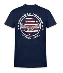 SHM All-American Zoomies T-Shirt- Navy Blue Back