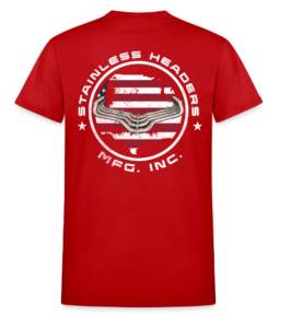SHM All-American Zoomies T-Shirt- Red Back