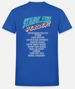 SHM "The Performance Tour" T-Shirt- Royal Blue Back