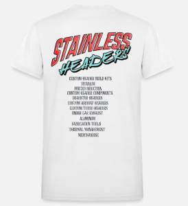 SHM "The Performance Tour" T-Shirt- White Back