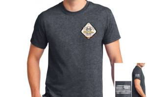 SHM "Slew Foot" T-Shirt-Dark Heather Gray