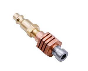 EGT Sensor Bung Copper Purge Port & Heat Sink (Shown with fittings NOT included)