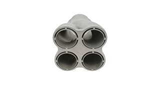 Water-Jacketed Toroidal Marine Merge Collectors- 1 3/4" Primary, 2" Jacket, 316 Stainless Steel