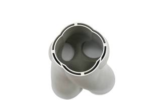 Water-Jacketed Toroidal Marine Merge Collectors- 2 1/8" Primary, 2 1/2" Jacket, 316 Stainless Steel