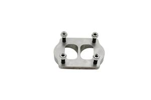 Billet CNC T4 Turbo Inlet Flange- Dual Inlet