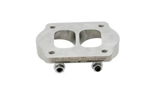 Billet CNC T4 Turbo Inlet Flange- Dual Inlet