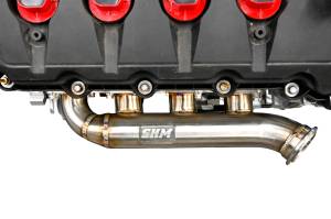 Ford 5.0L Gen III/IV Coyote Turbo Headers- Angled Exit