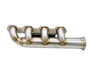 Small Block Ford- Hi-Port/Twisted Wedge 225/Head Hunter Round Port Turbo Headers- Up & Forward