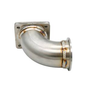 304 Stainless Steel T4 Turbo Elbow-CNC Billet Flange