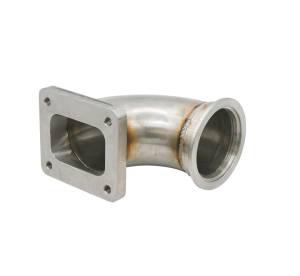 304 Stainless Steel T4 Turbo Elbow-CNC Billet Flange