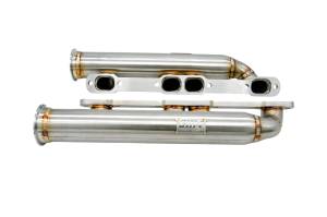 Big Block Chrysler Turbo Header- Rectangle Port Up & Forward