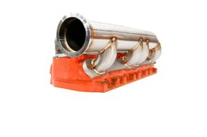 Big Block Chrysler Turbo Header- Rectangle Port Up & Forward