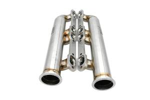 Big Block Chrysler Turbo Header- Rectangle Port Up & Forward