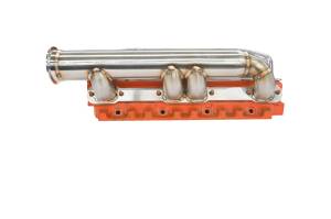 Big Block Chrysler Turbo Header- Rectangle Port Up & Forward