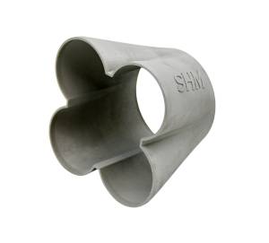 3D Printed 316 Stainless Steel Formed Turbo Collector: 2" Primary, 3 1/2" Exit