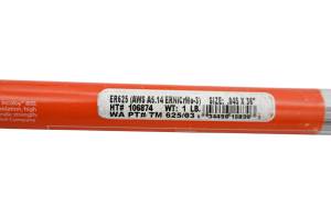 Nickel 625 (Inconel®) TIG Filler Rod: ERNiCrMo-3 x .045" x 36"