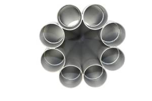 3D Printed 316 Stainless: 8-1 Performance Merge Collector: 1 7/8" Primary