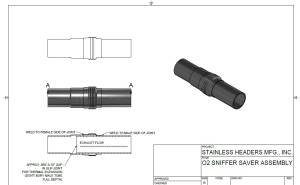 Example of Installation of O2 Sniffer Saver Assembly