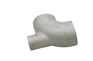 3D Printed 316 Stainless: 2.5" Turbo Elbow-with Integrated Wastegate Tube