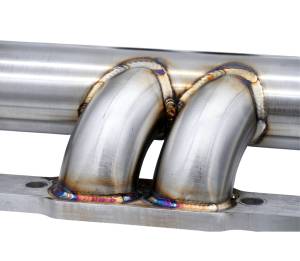 Big Block Chrysler Turbo Header- Rectangle Port Up & Forward