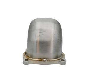 Stainless 3" Oval Turn Down- 90 Degree