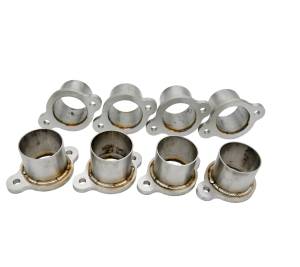 Big Block Chevy Single Port Welded Stainless Steel Header Flange Kit-Set of (8)