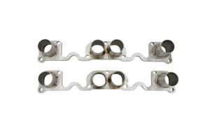 Small Block Chevy Spread Port MBE/Stahl Pattern Welded Stainless Steel Header Flange Kit