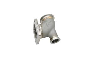 3D Printed 316 Stainless: 3 1/2"/T6 Turbo Elbow-with Integrated Wastegate Tube