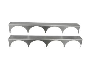 Notched Stainless Zoomie Braces- 2.5"