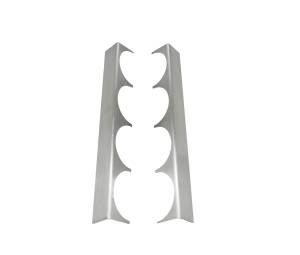 Notched Stainless Zoomie Braces- 2.5"