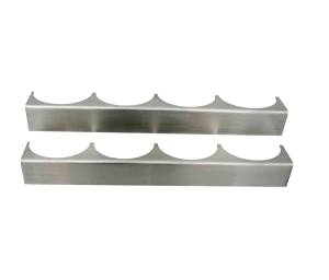 Notched Stainless Zoomie Braces- 2.5"