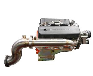 Big Block Chevy Long Branch Stainless Marine Exhaust Manifolds
