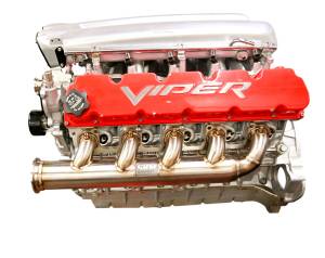 Dodge Viper V-10 Turbo Headers-Straight Exit (Shown with EGT Bungs)
