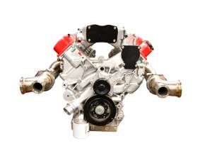 Dodge Viper V-10 Turbo Headers-Straight Exit (Shown with EGT Bungs)
