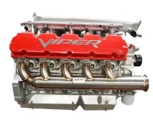 Dodge Viper V-10 Turbo Headers-Straight Exit (Shown with EGT Bungs)