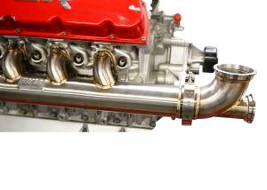 Dodge Viper V-10 Turbo Headers-Straight Exit (Shown with EGT Bungs)