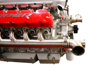 Dodge Viper V-10 Turbo Headers-Straight Exit (Shown with EGT Bungs)