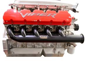 Dodge Viper Turbo headers- Shown with EGT's and Ceramic Coating